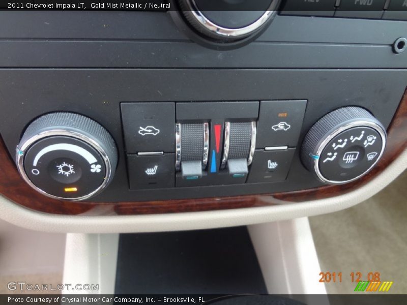 Gold Mist Metallic / Neutral 2011 Chevrolet Impala LT