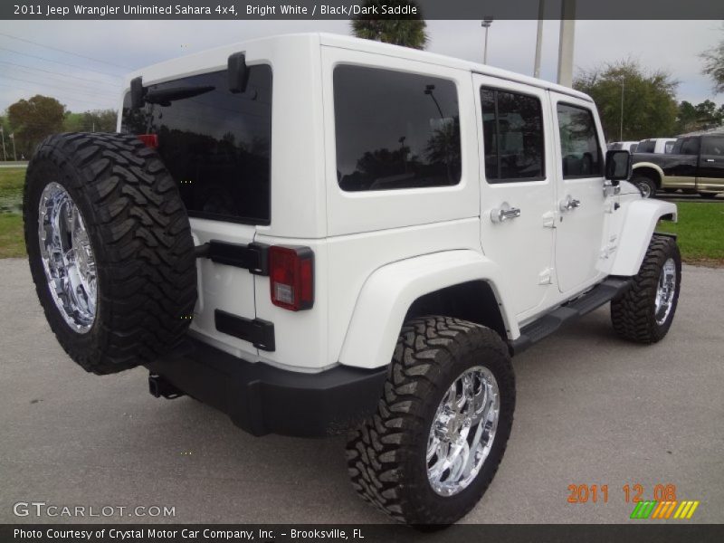 Bright White / Black/Dark Saddle 2011 Jeep Wrangler Unlimited Sahara 4x4