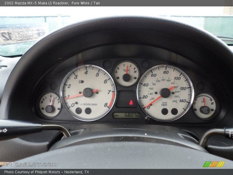  2002 MX-5 Miata LS Roadster LS Roadster Gauges