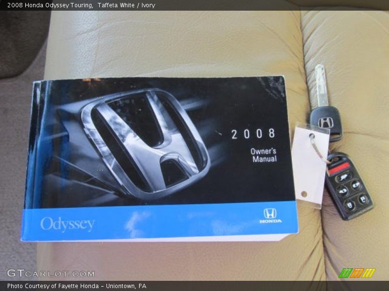 Taffeta White / Ivory 2008 Honda Odyssey Touring