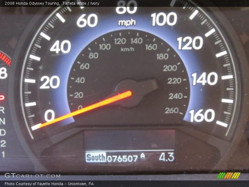 Taffeta White / Ivory 2008 Honda Odyssey Touring