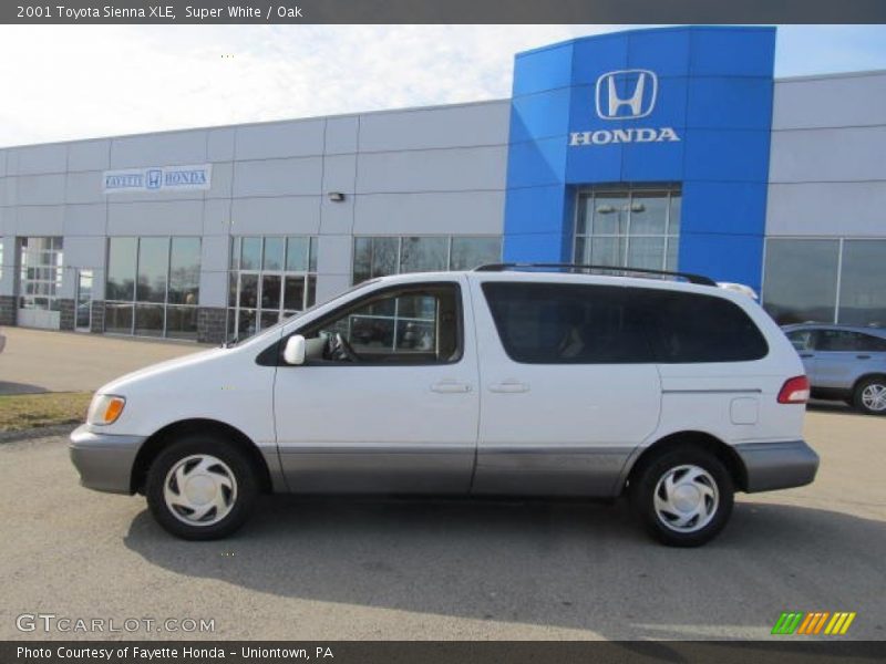 Super White / Oak 2001 Toyota Sienna XLE