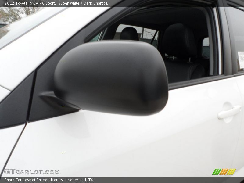 Super White / Dark Charcoal 2012 Toyota RAV4 V6 Sport
