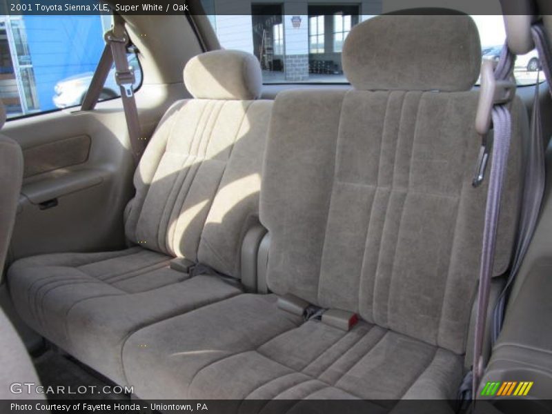 Rear Seat of 2001 Sienna XLE