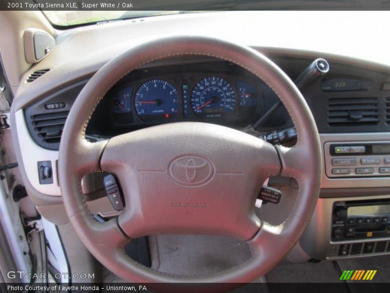 Super White / Oak 2001 Toyota Sienna XLE