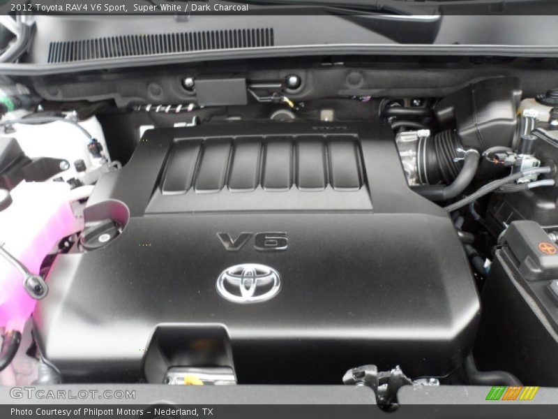 Super White / Dark Charcoal 2012 Toyota RAV4 V6 Sport