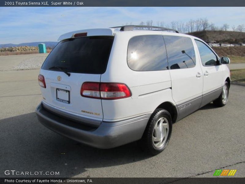 Super White / Oak 2001 Toyota Sienna XLE