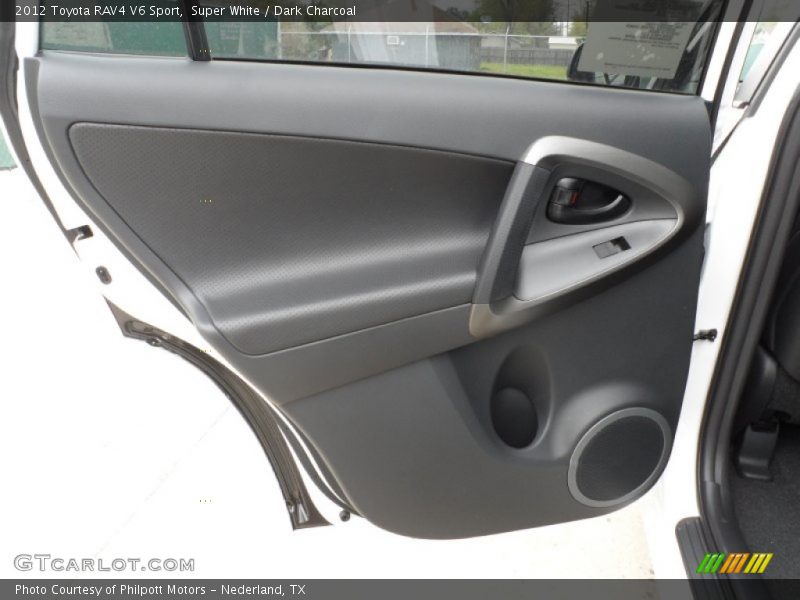 Super White / Dark Charcoal 2012 Toyota RAV4 V6 Sport