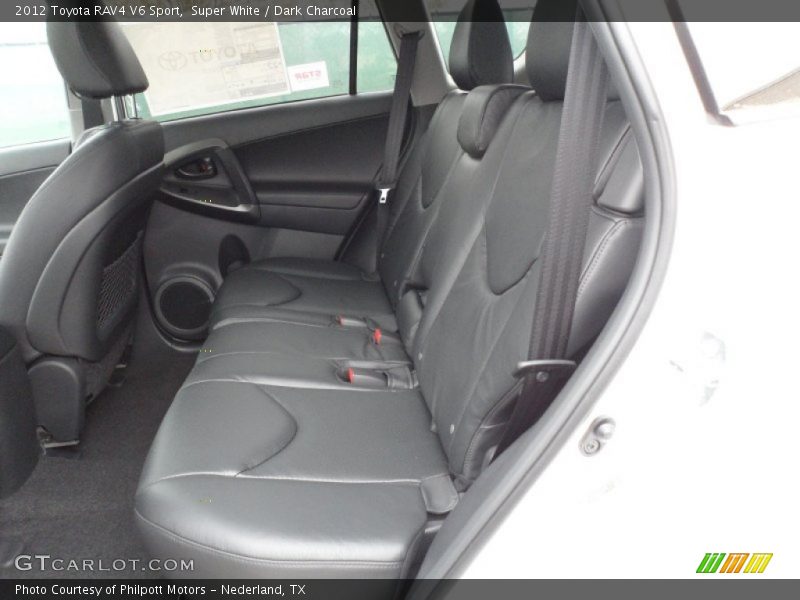 Super White / Dark Charcoal 2012 Toyota RAV4 V6 Sport