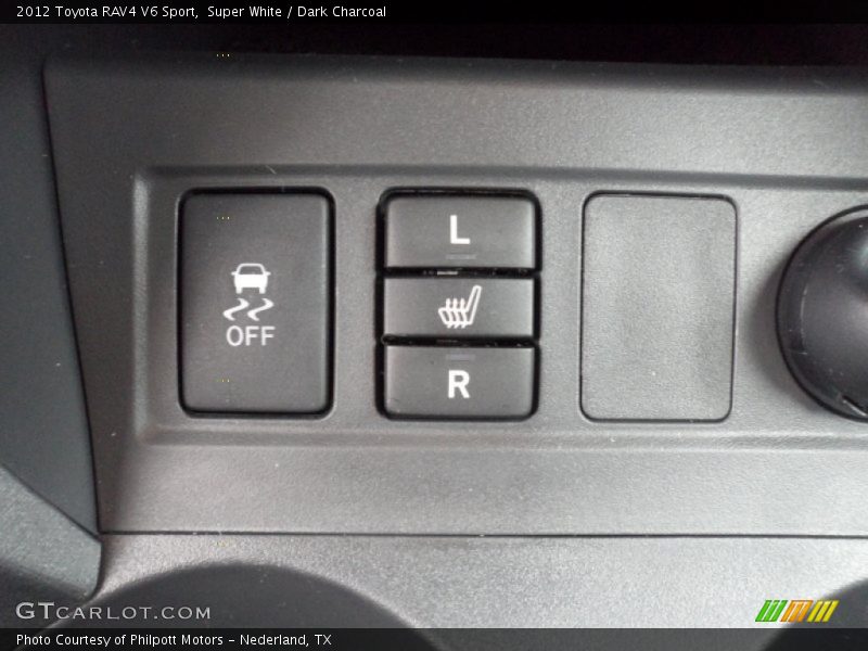 Super White / Dark Charcoal 2012 Toyota RAV4 V6 Sport