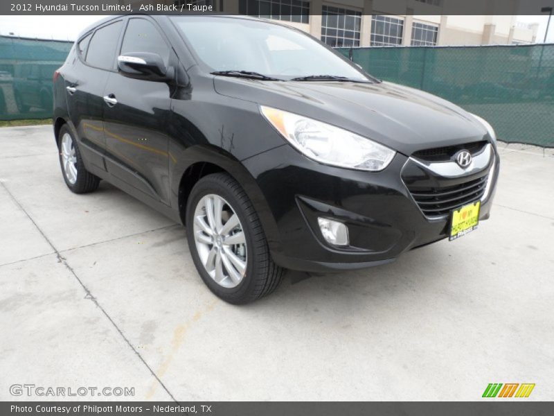 Ash Black / Taupe 2012 Hyundai Tucson Limited