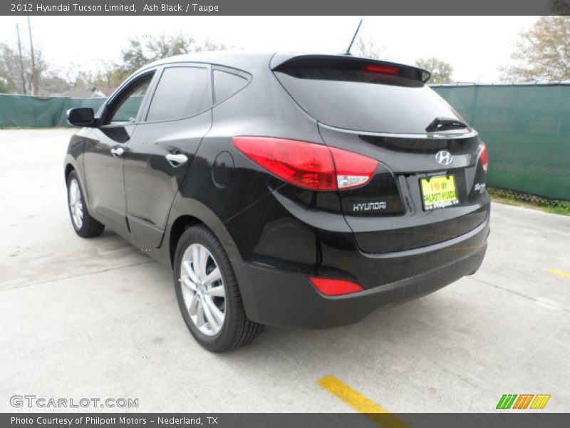 Ash Black / Taupe 2012 Hyundai Tucson Limited