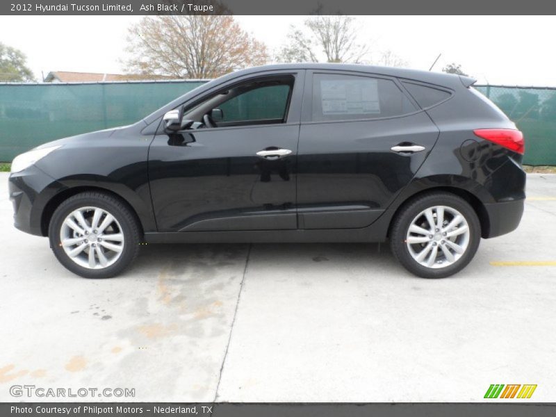 Ash Black / Taupe 2012 Hyundai Tucson Limited