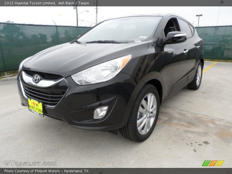 Ash Black / Taupe 2012 Hyundai Tucson Limited