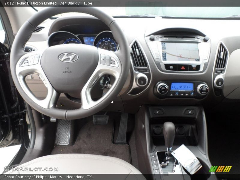 Ash Black / Taupe 2012 Hyundai Tucson Limited