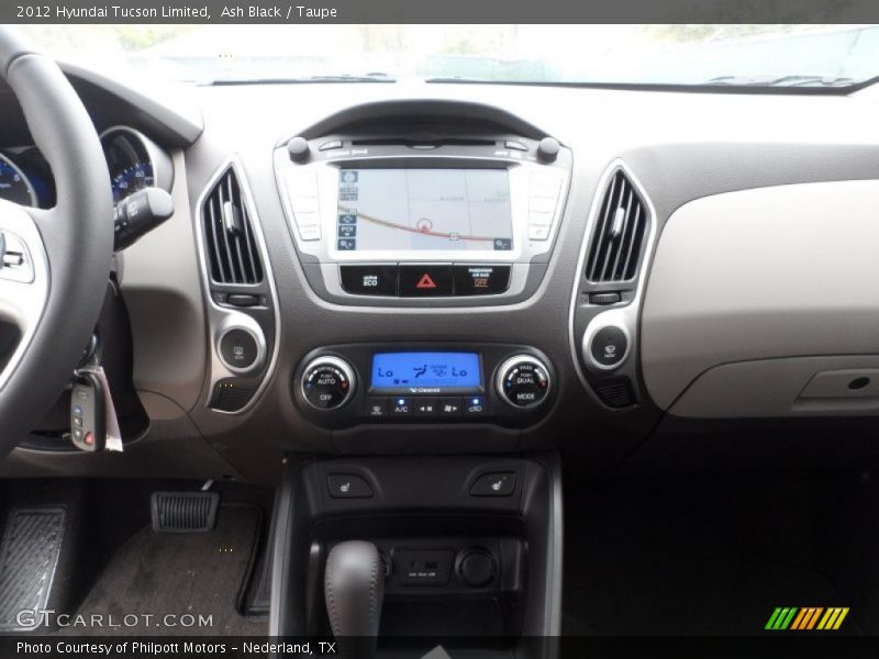 Ash Black / Taupe 2012 Hyundai Tucson Limited