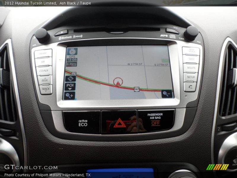 Ash Black / Taupe 2012 Hyundai Tucson Limited