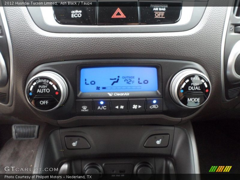 Ash Black / Taupe 2012 Hyundai Tucson Limited