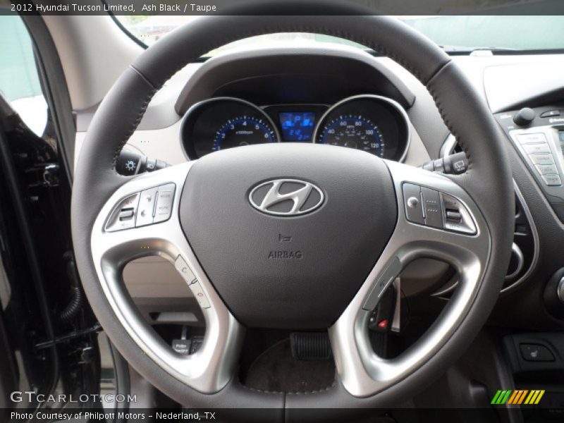 Ash Black / Taupe 2012 Hyundai Tucson Limited