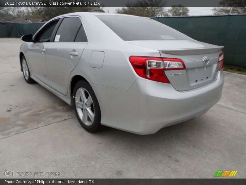 Classic Silver Metallic / Black 2012 Toyota Camry SE