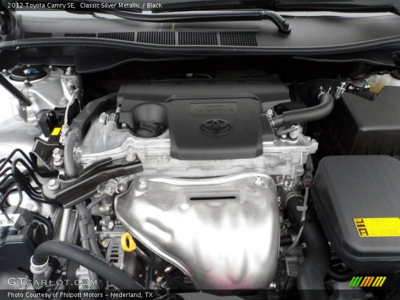Classic Silver Metallic / Black 2012 Toyota Camry SE