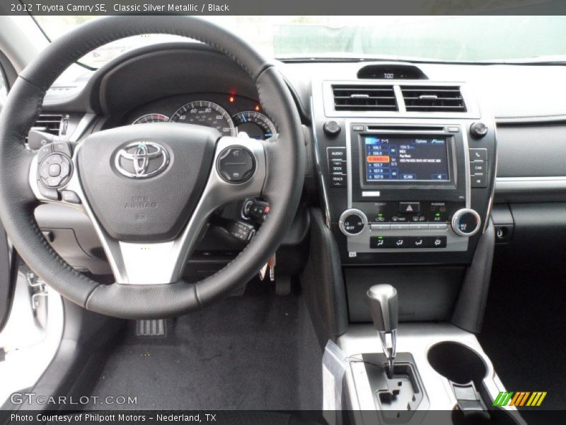 Classic Silver Metallic / Black 2012 Toyota Camry SE