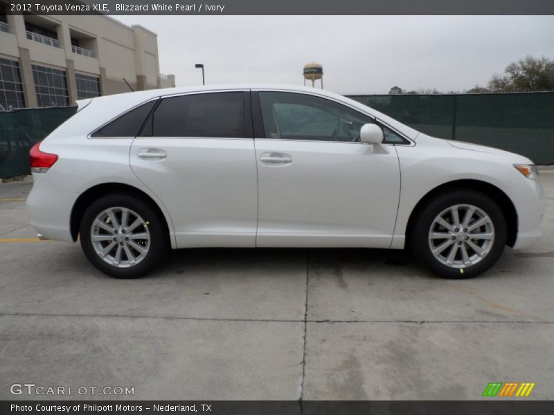 Blizzard White Pearl / Ivory 2012 Toyota Venza XLE