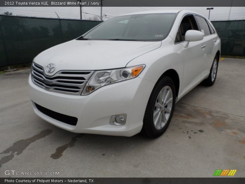 Blizzard White Pearl / Ivory 2012 Toyota Venza XLE