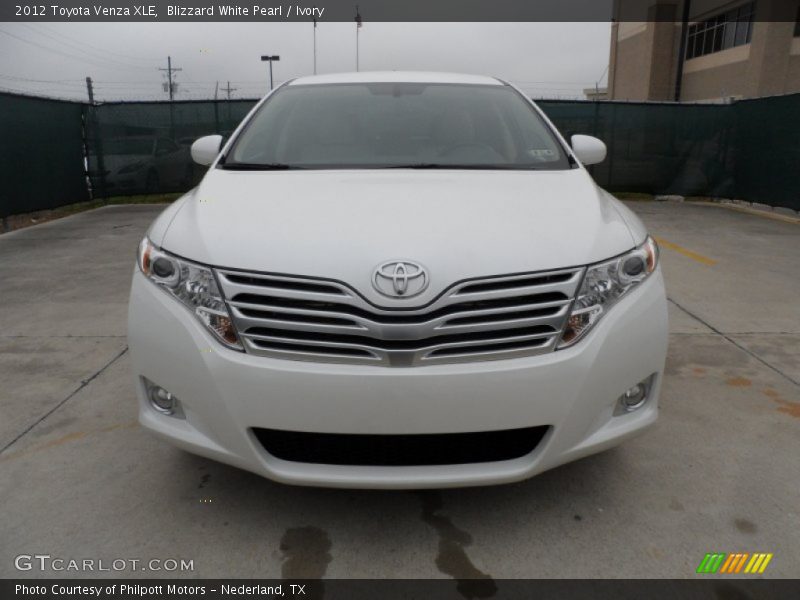 Blizzard White Pearl / Ivory 2012 Toyota Venza XLE