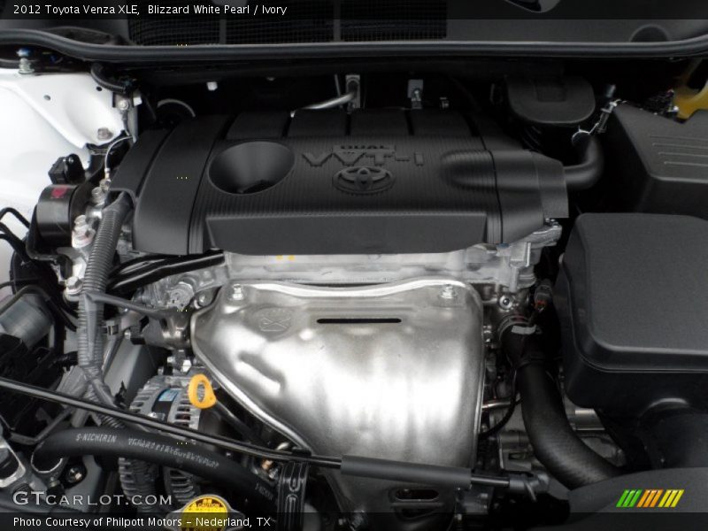  2012 Venza XLE Engine - 2.7 Liter DOHC 16-Valve Dual VVT-i 4 Cylinder