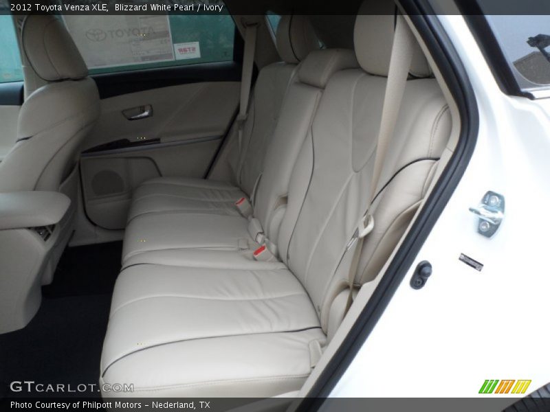 Blizzard White Pearl / Ivory 2012 Toyota Venza XLE