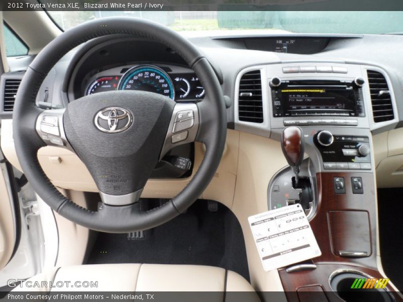 Blizzard White Pearl / Ivory 2012 Toyota Venza XLE