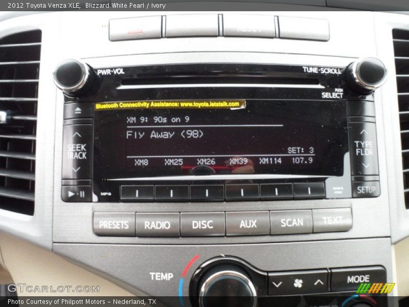 Blizzard White Pearl / Ivory 2012 Toyota Venza XLE