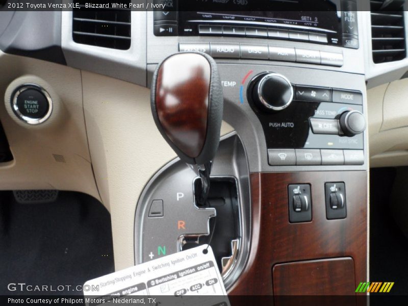 Blizzard White Pearl / Ivory 2012 Toyota Venza XLE