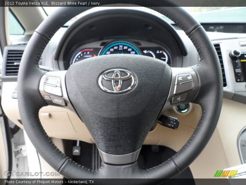 Blizzard White Pearl / Ivory 2012 Toyota Venza XLE