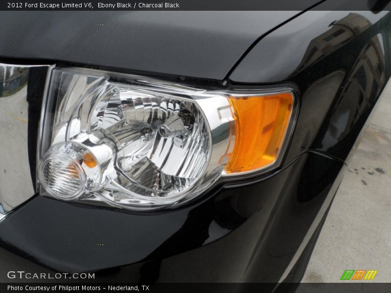 Ebony Black / Charcoal Black 2012 Ford Escape Limited V6
