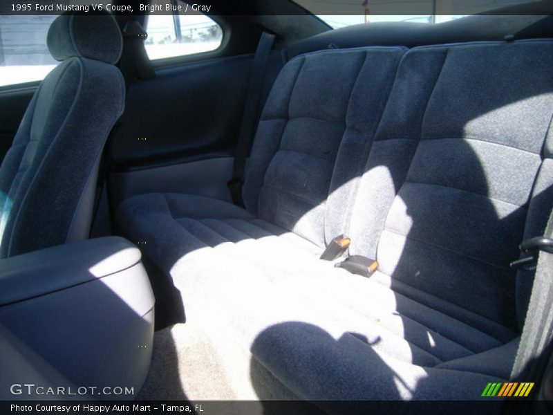 Bright Blue / Gray 1995 Ford Mustang V6 Coupe