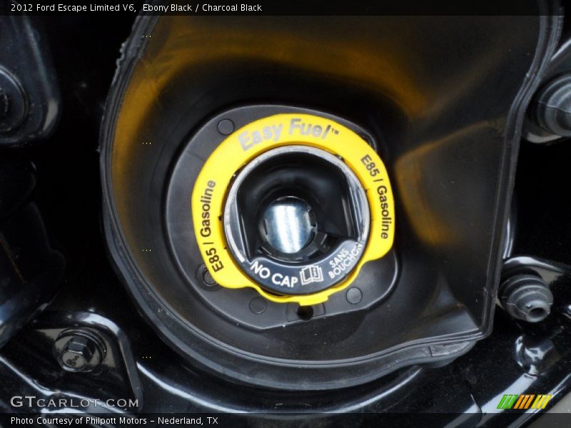 Ebony Black / Charcoal Black 2012 Ford Escape Limited V6