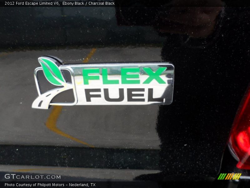 Ebony Black / Charcoal Black 2012 Ford Escape Limited V6
