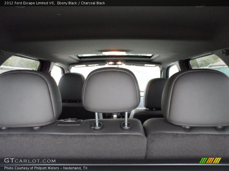 Ebony Black / Charcoal Black 2012 Ford Escape Limited V6