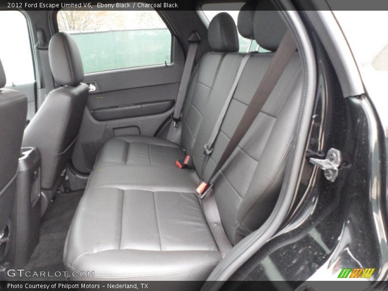 Ebony Black / Charcoal Black 2012 Ford Escape Limited V6