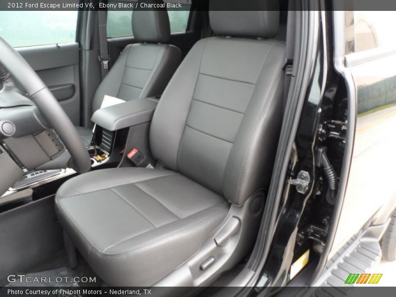 Ebony Black / Charcoal Black 2012 Ford Escape Limited V6
