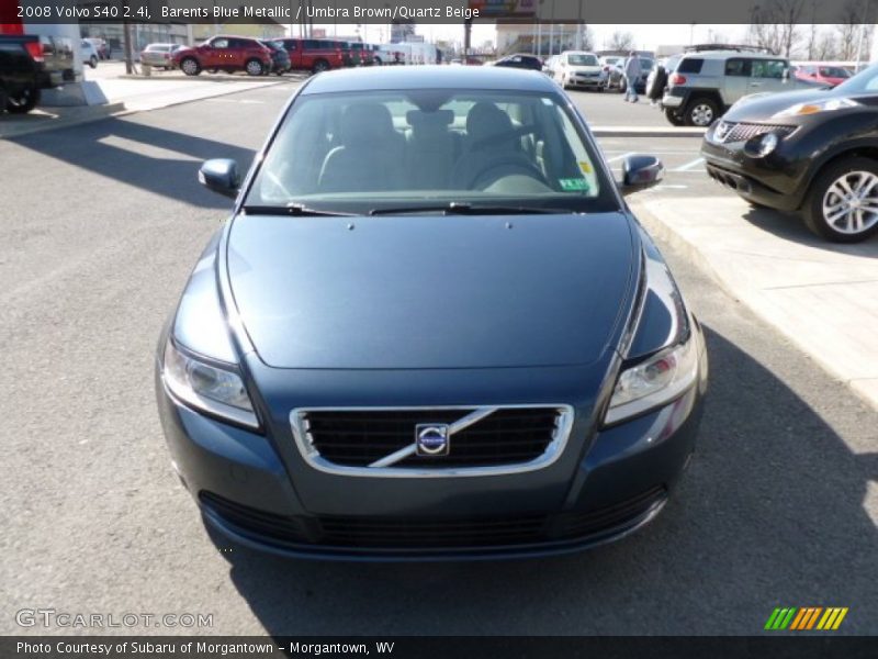 Barents Blue Metallic / Umbra Brown/Quartz Beige 2008 Volvo S40 2.4i