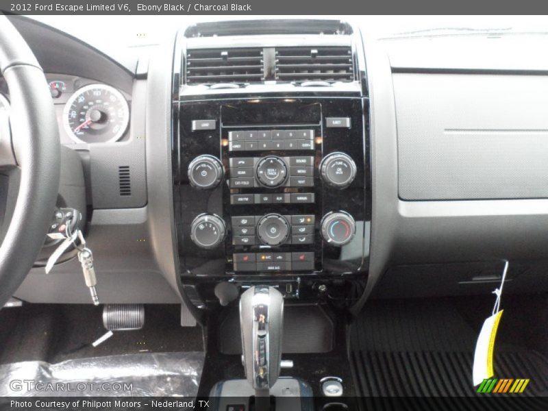 Ebony Black / Charcoal Black 2012 Ford Escape Limited V6