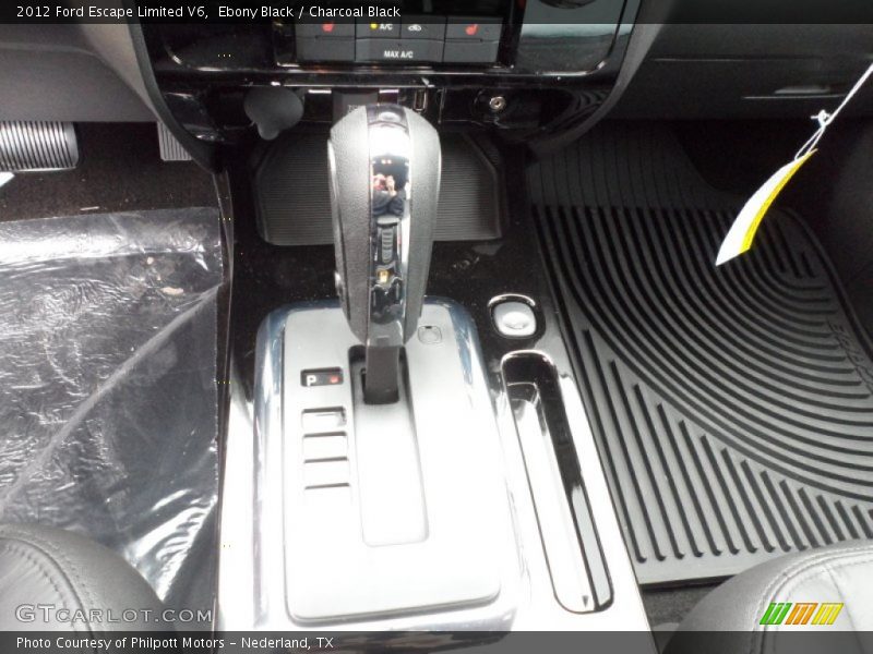Ebony Black / Charcoal Black 2012 Ford Escape Limited V6