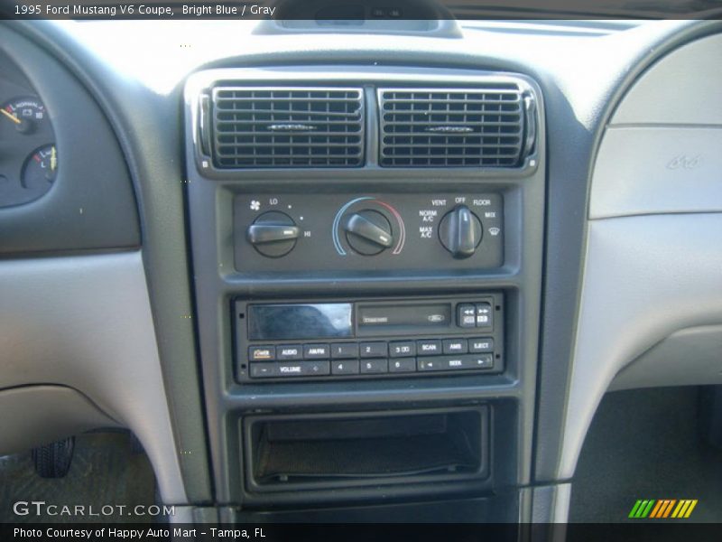Bright Blue / Gray 1995 Ford Mustang V6 Coupe