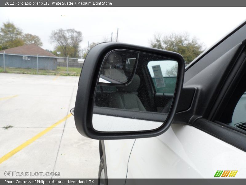 White Suede / Medium Light Stone 2012 Ford Explorer XLT