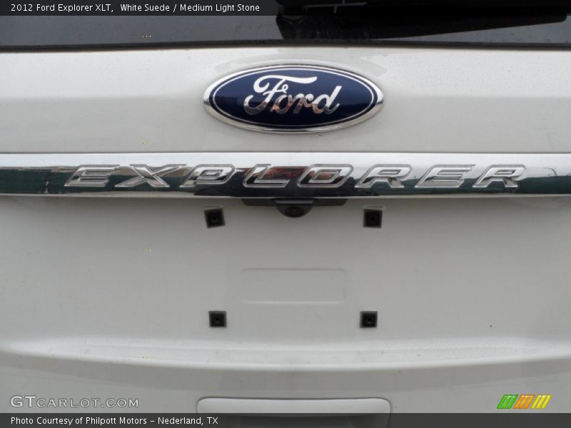 White Suede / Medium Light Stone 2012 Ford Explorer XLT