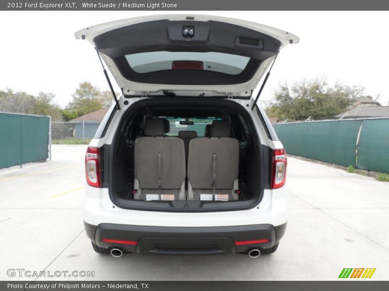 White Suede / Medium Light Stone 2012 Ford Explorer XLT