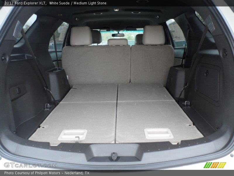 White Suede / Medium Light Stone 2012 Ford Explorer XLT